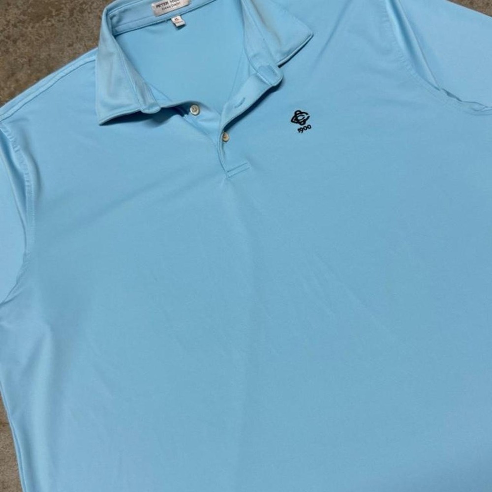 Peter Millar Summer Comfort Men's Performance Golf Polo Daniel Island Club Sz XL